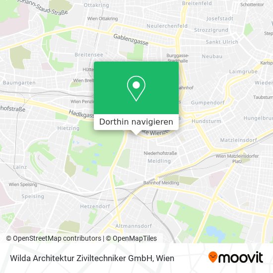 Wilda Architektur Ziviltechniker GmbH Karte