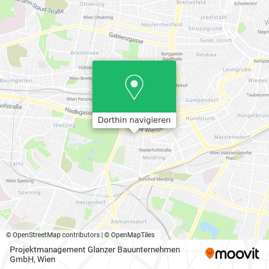 Projektmanagement Glanzer Bauunternehmen GmbH Karte
