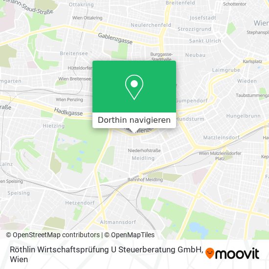 Röthlin Wirtschaftsprüfung U Steuerberatung GmbH Karte