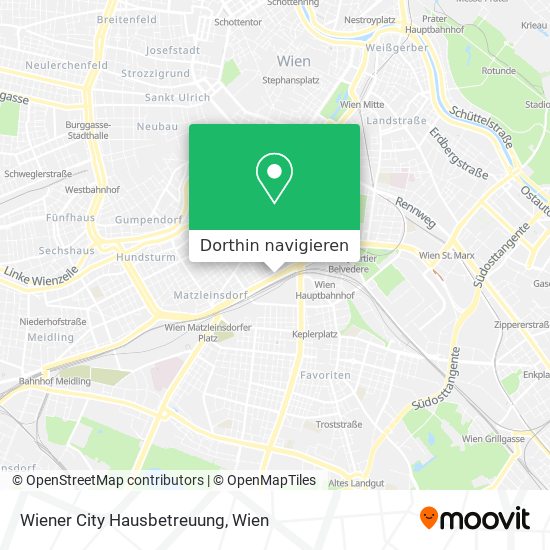 Wiener City Hausbetreuung Karte