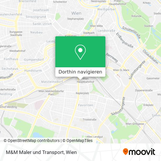 M&M Maler und Transport Karte