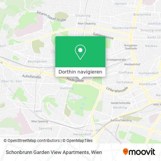 Schonbrunn Garden View Apartments Karte