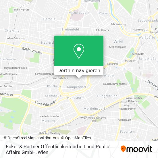 Ecker & Partner Öffentlichkeitsarbeit und Public Affairs GmbH Karte