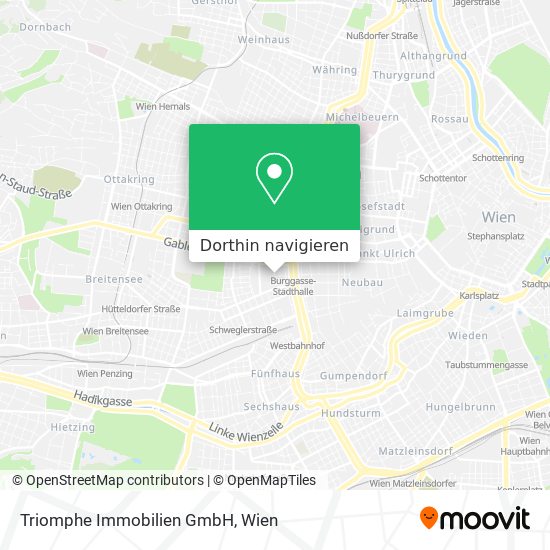Triomphe Immobilien GmbH Karte