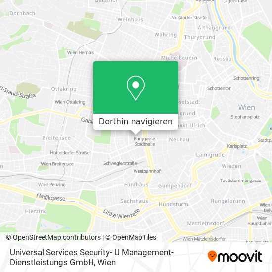 Universal Services Security- U Management- Dienstleistungs GmbH Karte