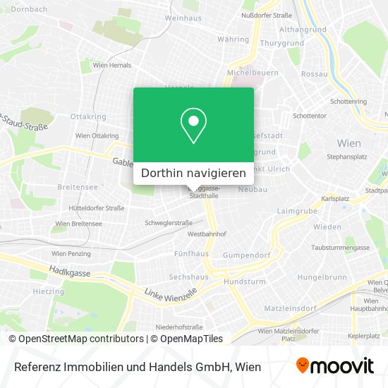 Referenz Immobilien und Handels GmbH Karte