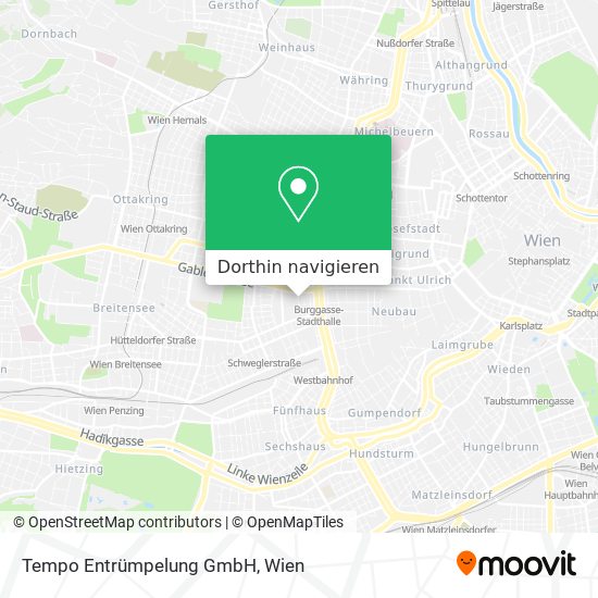 Tempo Entrümpelung GmbH Karte
