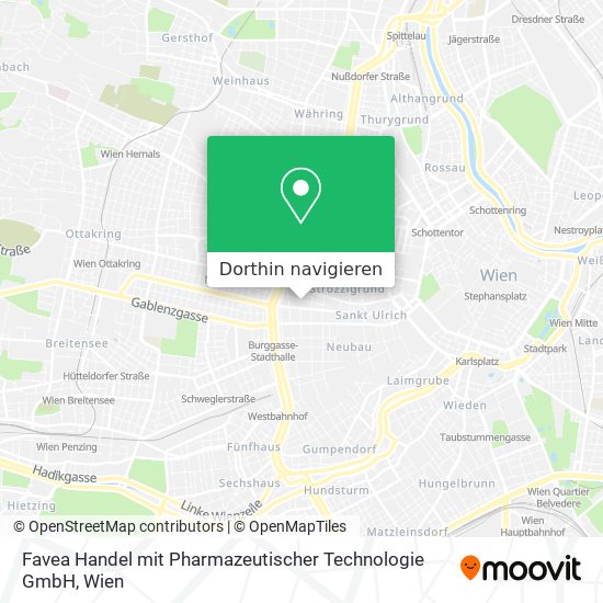 Favea Handel mit Pharmazeutischer Technologie GmbH Karte