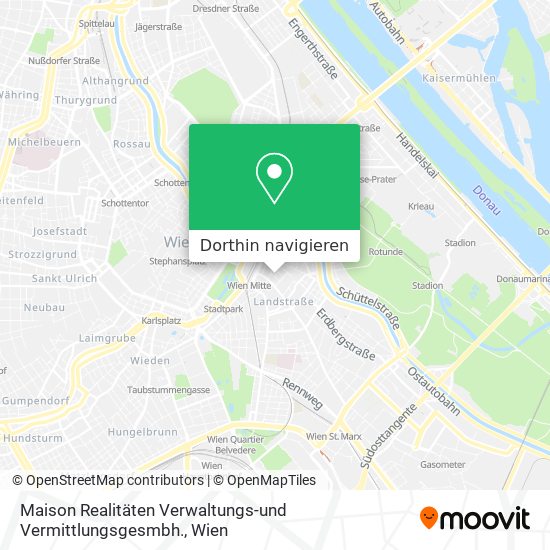 Maison Realitäten Verwaltungs-und Vermittlungsgesmbh. Karte