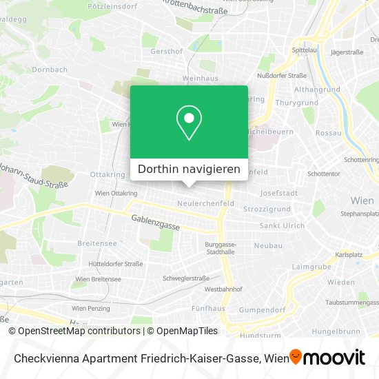 Checkvienna Apartment Friedrich-Kaiser-Gasse Karte