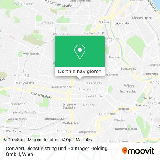 Conwert Dienstleistung und Bauträger Holding GmbH Karte