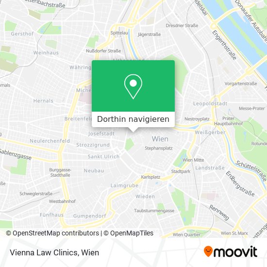 Vienna Law Clinics Karte