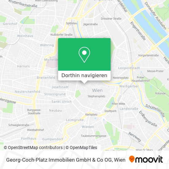 Georg-Coch-Platz Immobilien GmbH & Co OG Karte