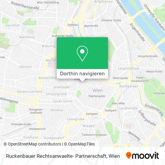 Ruckenbauer Rechtsanwaelte- Partnerschaft Karte