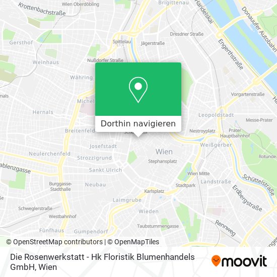 Die Rosenwerkstatt - Hk Floristik Blumenhandels GmbH Karte