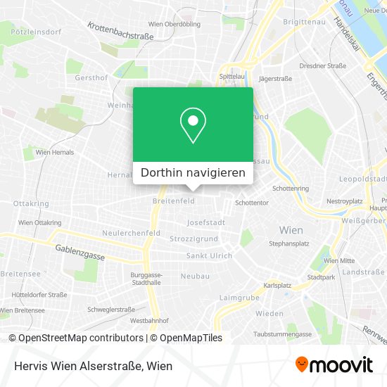 Hervis Wien Alserstraße Karte