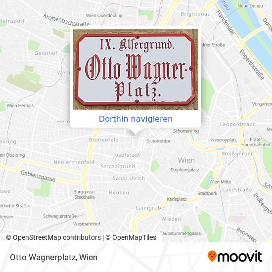 Otto Wagnerplatz Karte