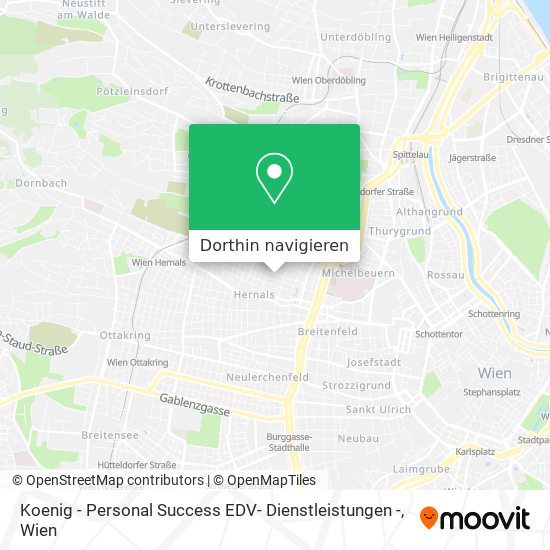 Koenig - Personal Success EDV- Dienstleistungen - Karte