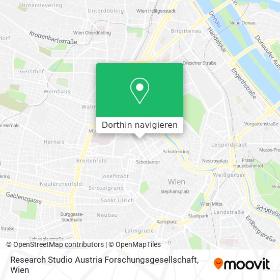 Research Studio Austria Forschungsgesellschaft Karte