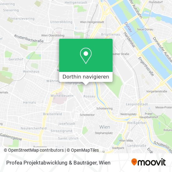 Profea Projektabwicklung & Bauträger Karte