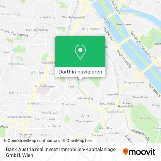 Bank Austria real Invest Immobilien-Kapitalanlage GmbH Karte