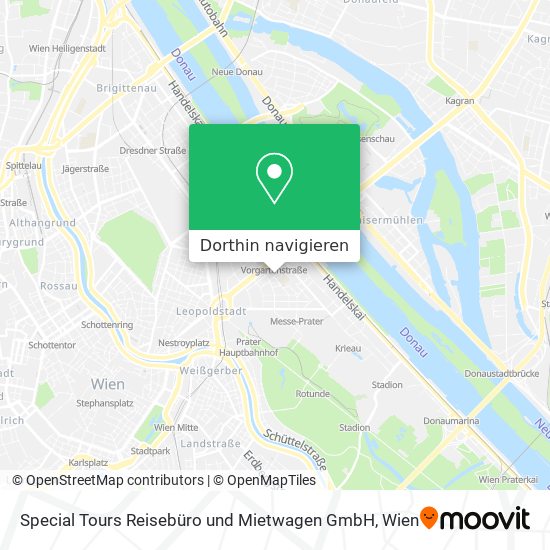 Special Tours Reisebüro und Mietwagen GmbH Karte