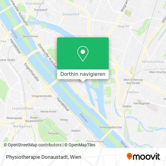 Physiotherapie Donaustadt Karte