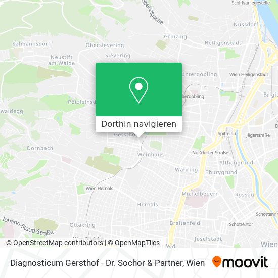 Diagnosticum Gersthof - Dr. Sochor & Partner Karte