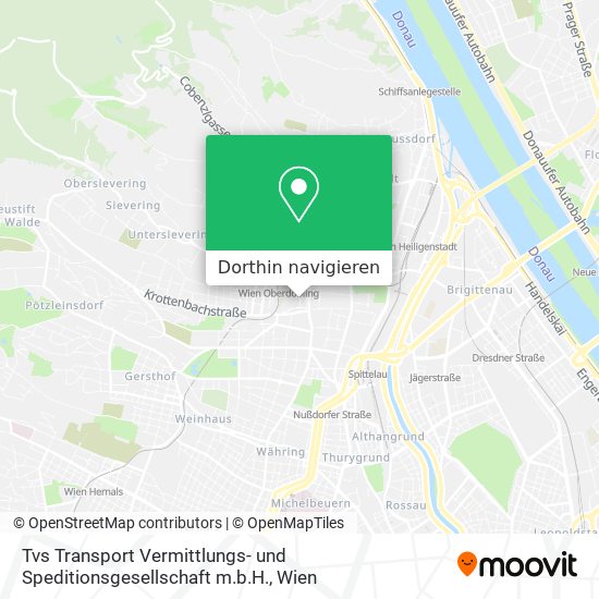 Tvs Transport Vermittlungs- und Speditionsgesellschaft m.b.H. Karte