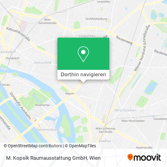 M. Kopsik Raumausstattung GmbH Karte