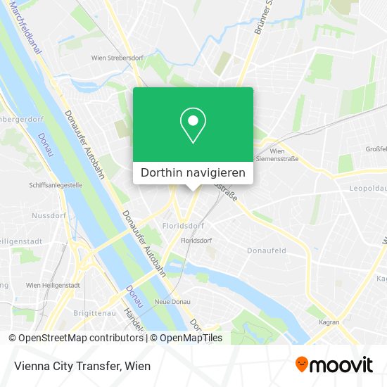 Vienna City Transfer Karte