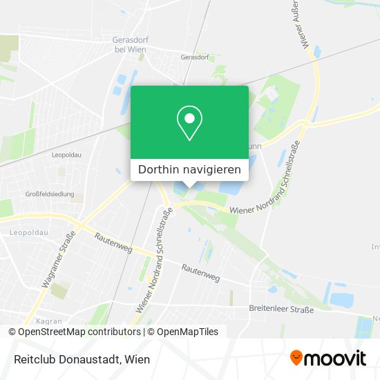 Reitclub Donaustadt Karte