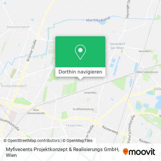 Myfivecents Projektkonzept & Realisierungs GmbH Karte