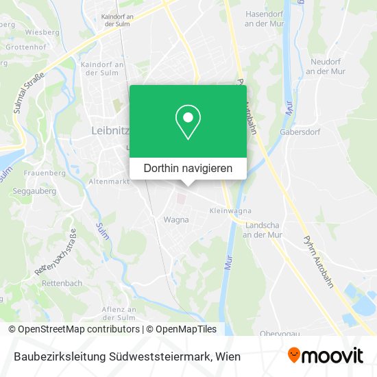Baubezirksleitung Südweststeiermark Karte