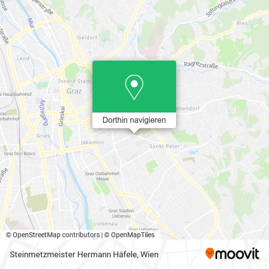 Steinmetzmeister Hermann Häfele Karte