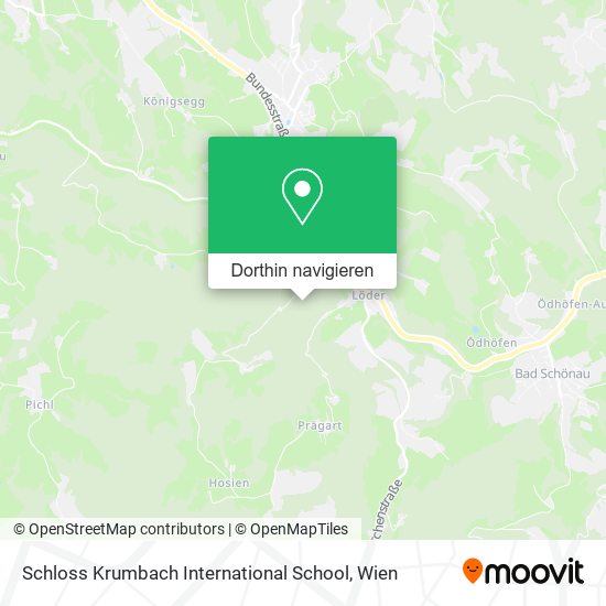 Schloss Krumbach International School Karte