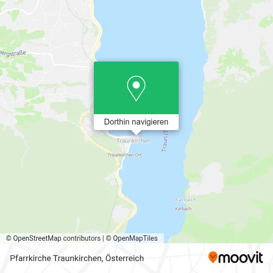 Pfarrkirche Traunkirchen Karte