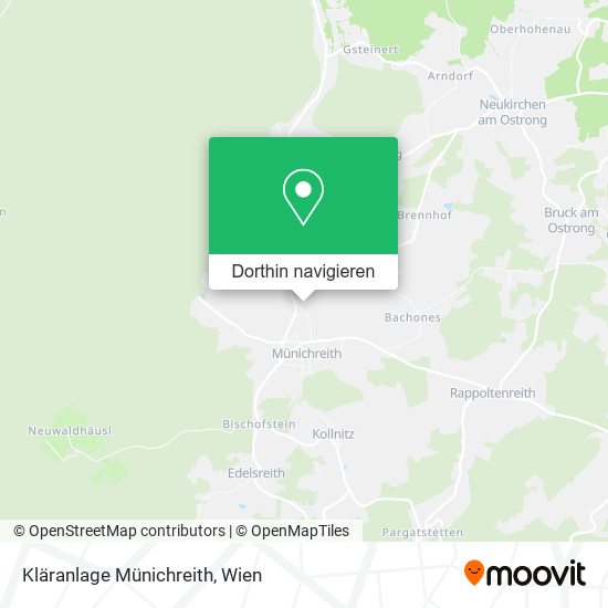 Kläranlage Münichreith Karte