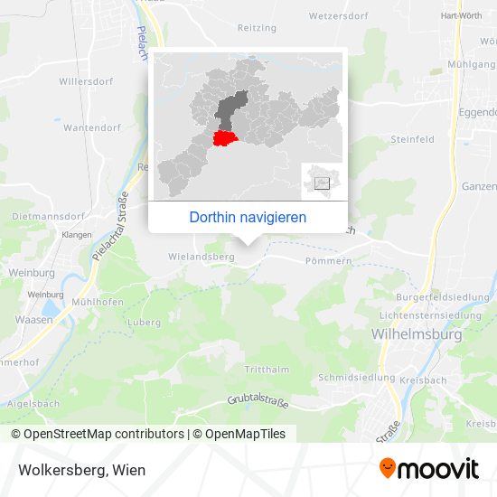 Wolkersberg Karte