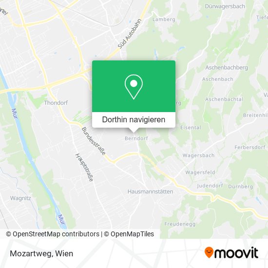 Mozartweg Karte