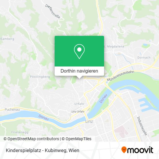 Kinderspielplatz - Kubinweg Karte