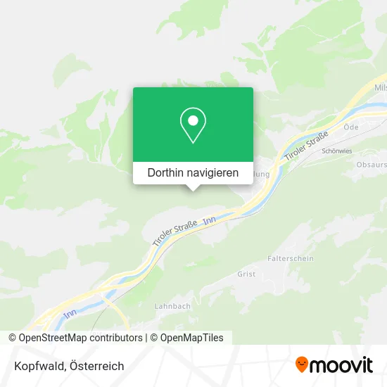Kopfwald Karte