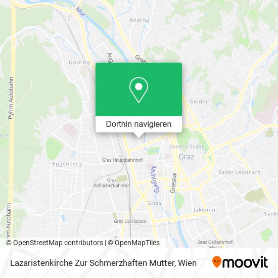 Lazaristenkirche Zur Schmerzhaften Mutter Karte