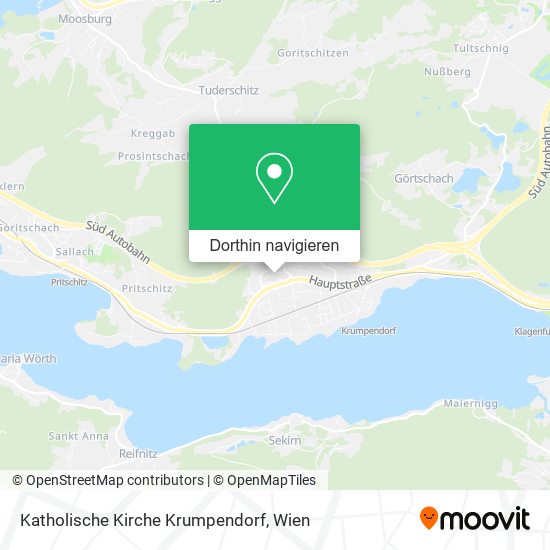 Katholische Kirche Krumpendorf Karte