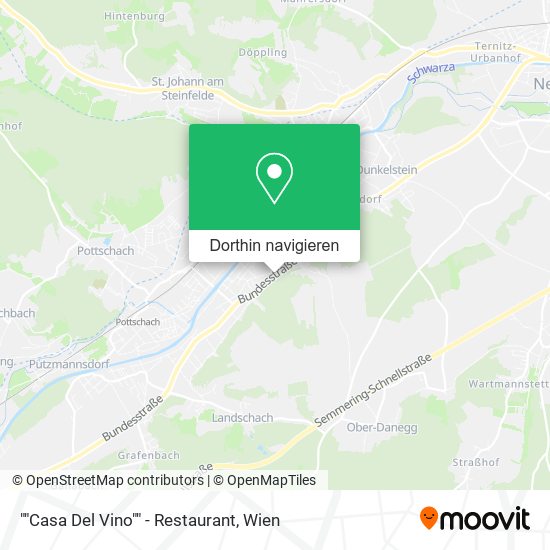 ""Casa Del Vino"" - Restaurant Karte