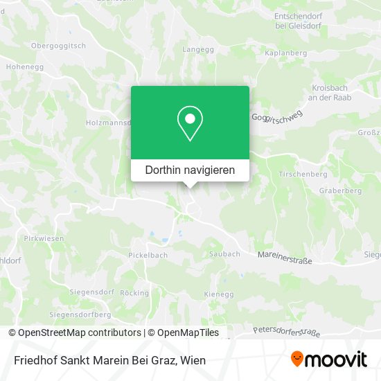 Friedhof Sankt Marein Bei Graz Karte