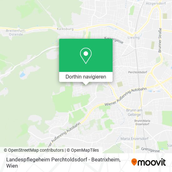 Landespflegeheim Perchtoldsdorf - Beatrixheim Karte