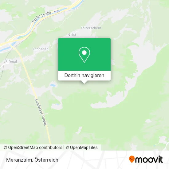 Meranzalm Karte