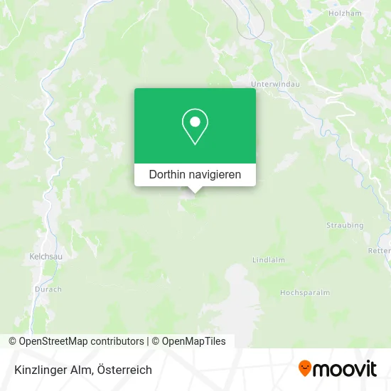 Kinzlinger Alm Karte