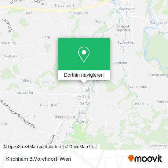 Kirchham B.Vorchdorf Karte